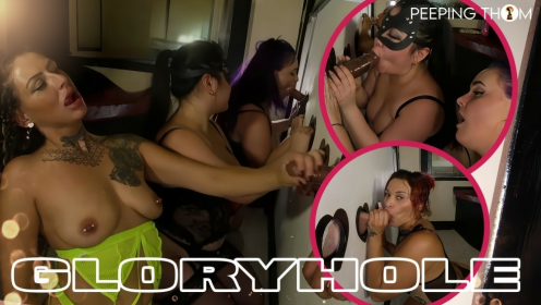 Public Glory Hole Thrill Adventure POV