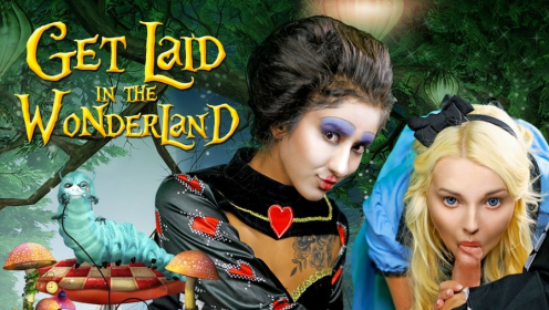 Sexy Alice Cosplay Threesome with Darcia Lee